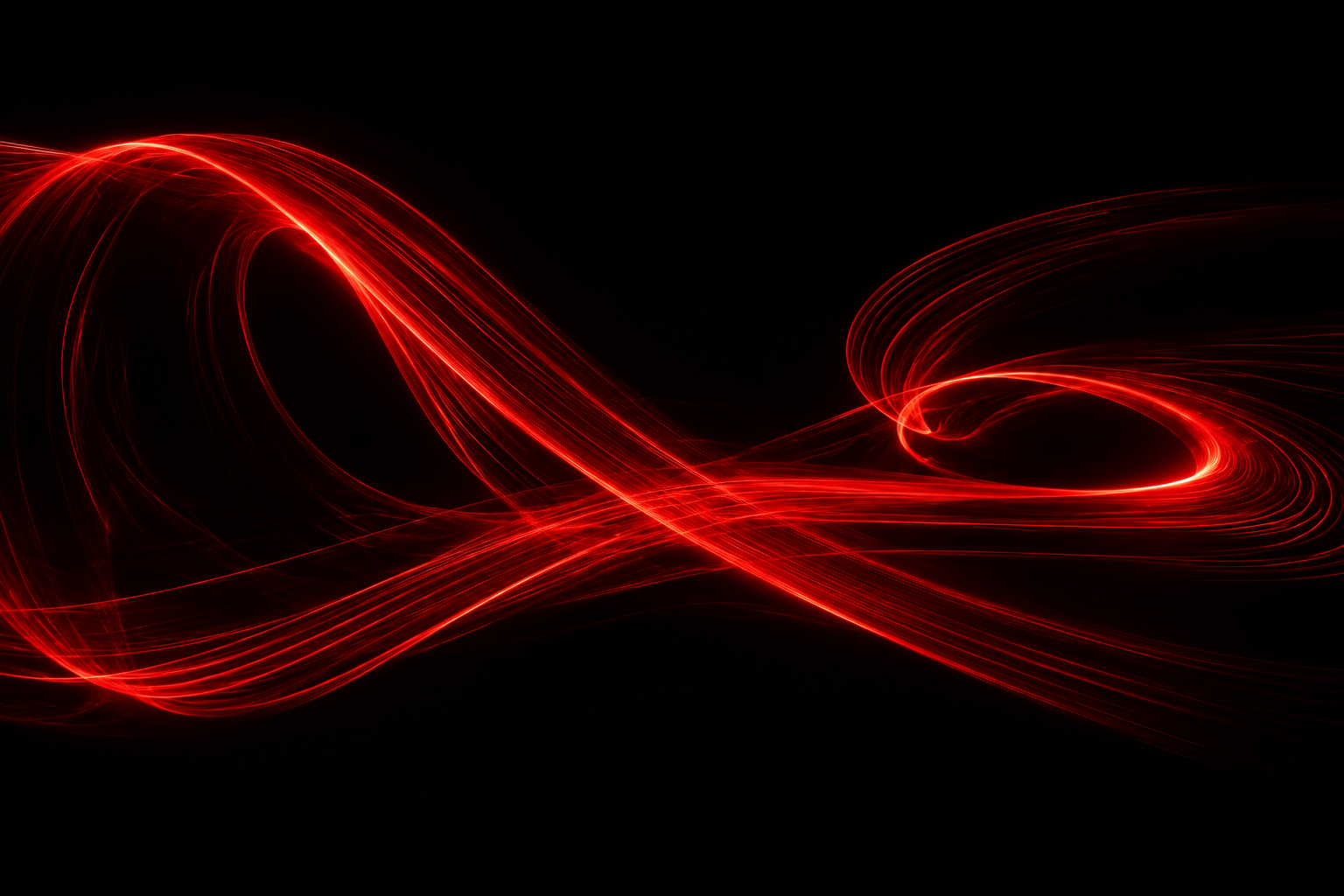Abstract red light trails