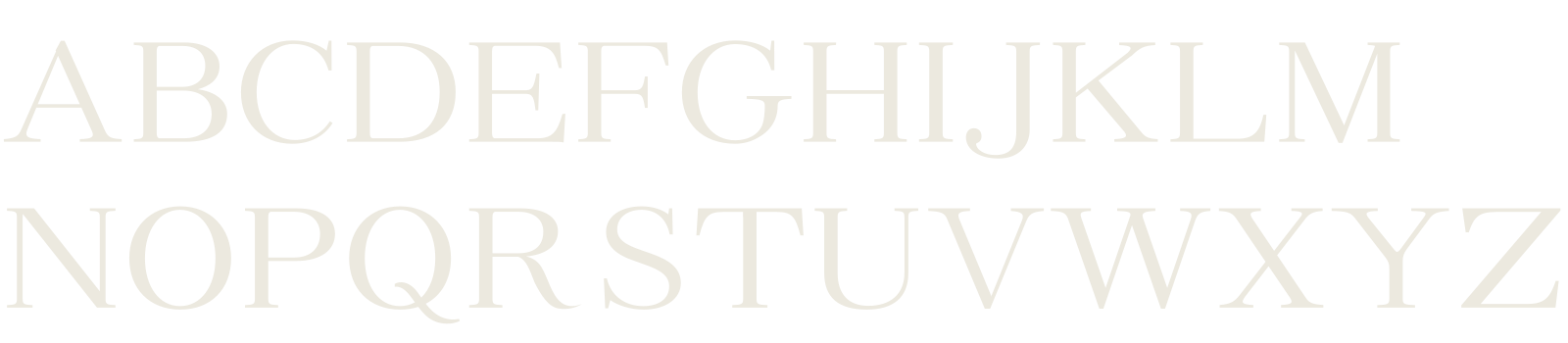 ABCDEFGHIJKLMNOPQRSTUVWXYZ